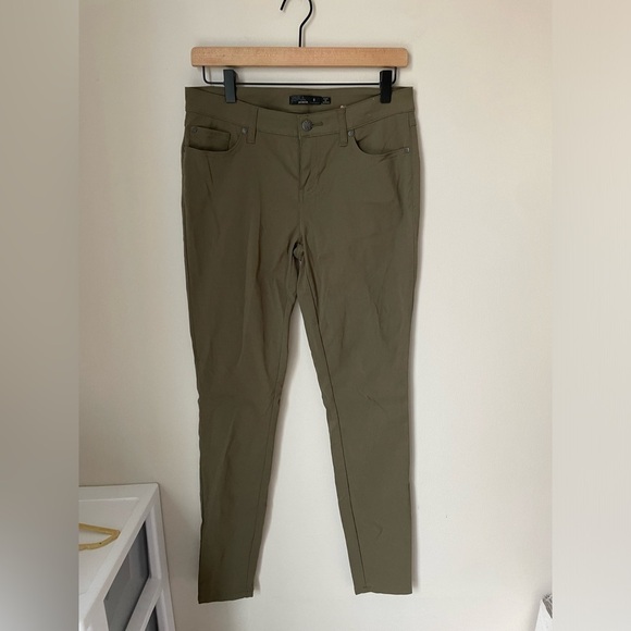 prAna Army Green Nylon Pants Size 6 - Picture 1 of 8